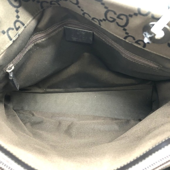 GUCCI 002/1065 Handbag Brown GG Bamboo for Men and Women - Picture 7 of 12